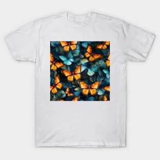 Monarch Butterflies Watercolor 15 T-Shirt